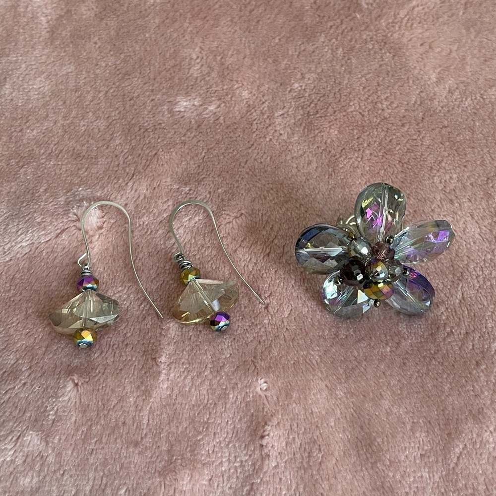 Ring + Matching Earrings Set
